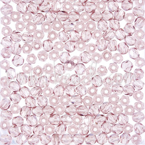 Achat Perles facettes de boheme light amethyst 3mm (50)