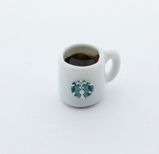 Achat mug starbuck miniature en pate polymère - décoration gourmande pate fimo