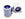 Vente au détail mini pendentif mug / tasse café 20mm - Bleu - créations gourmandes