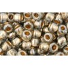 Achat cc993 - perles de rocaille Toho 6/0 gold lined black diamond (10g)