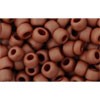 Acheter au détail cc46f perles de rocaille Toho 6/0 opaque frosted oxblood (10g)