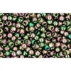 Achat cc323 - perles de rocaille Toho 11/0 gold lustered olivine (10g)