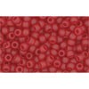 Achat cc5cf - perles de rocaille Toho 11/0 transparent frosted ruby (10g)