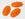 Grossiste en x3 perles 35x20x7mm oranges à facettes - création de bijoux