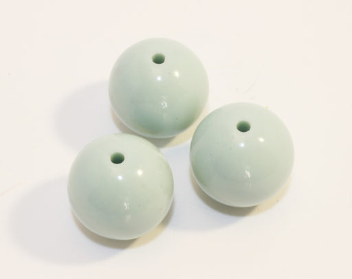 Achat Lot de 3 perles bleu pastel en acrylique - support DIY