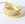 Vente au détail suédine cloutée 5x2mm beige avec strass dorés - cordon suédine vendu au mètre