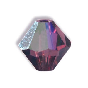 Achat Perles cristal 5328 xilion bicone amethyst ab 6mm (10)