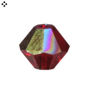 Achat Perles cristal 5328 xilion bicone siam ab 4mm (40)