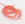 Vente au détail 2 mètres de Cordon rose saumon orange pastel en polyester 1 mm