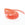 Vente au détail ruban satin rose orangé fluo x2 mètre, ruban 6mm - Morceau de 1 mètre de ruban satiné