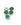 Grossiste en 5 perles strass rond vert sapin sertis 8x8x6 mm, Trou: 1 à 1.5 mm à coudre ou coller - Strass en acrylique