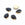 Grossiste en perles strass sertis gouttes noires 10x14mm - x5 unités - à coudre ou coller - Strass en verre