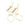 Grossiste en 1 paire de créoles losange 3,6cm x2.2 cm dorées clair (x2 unités) - supports pendentif boucles d'oreilles