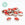 Grossiste en MAXI PACK perles strass sertis x25 gouttes rouge 14x10mm à coudre ou coller - Strass en résine