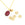 Vente au détail 5 breloques médaille cabossée laiton dorée 10 mm - Apprèts bijoux