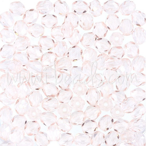 Achat Perles facettes de boheme rosaline 4mm (100)