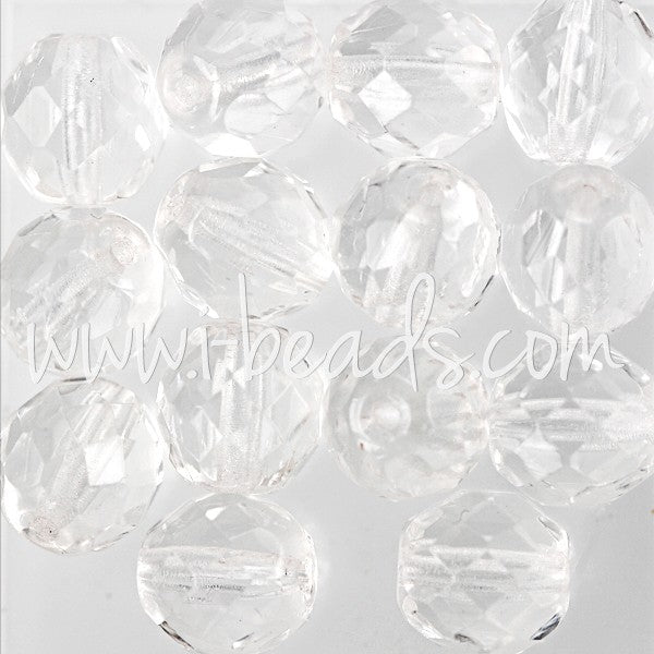 Vente Perles facettes de bohàÂ¨me crystal 10mm (25)