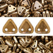 Vente Perles 2 trous CzechMates triangle bronze 6mm (10g)