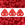 Grossiste en Perles 2 trous CzechMates triangle matte opaque red 6mm (10g)