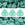 Vente au détail Perles 2 trous CzechMates triangle matte turquoise 6mm (10g)