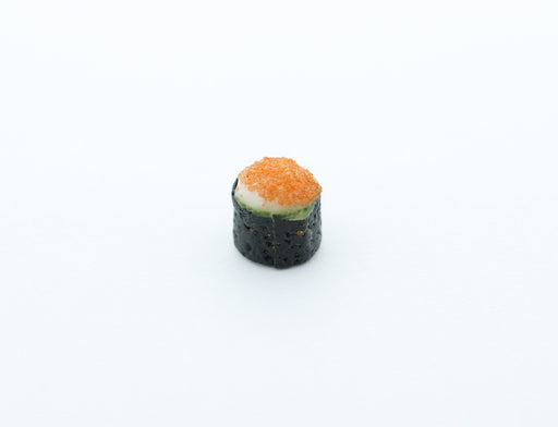 Achat au détail sushi maki oeufs saumon miniature fimo décoration gourmande en résine