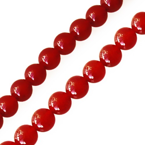 Achat Perles rondes agate rouge 6mm sur fil (1)
