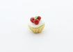 Achat en gros cupcake miniature fimo 1cm jaune création gourmande pate polymère