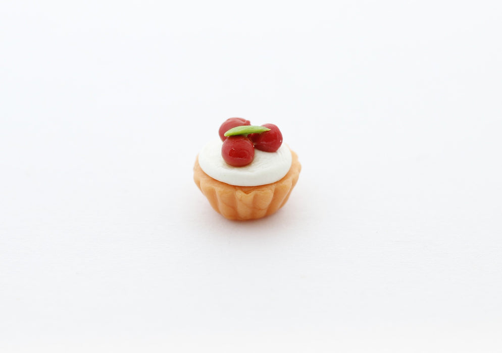 Achat en gros cupcake miniature fimo 1cm orange création gourmande pate polymère