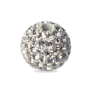 Acheter Perle style shamballa ronde deluxe demi-percee crystal 6mm (2)