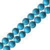 Vente Perles rondes turquoise reconstituee 4mm sur fil (1)