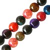 Acheter Perle agate de feu ronde multicolore 6mm sur fil (1)