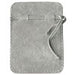 Vente au détail Pochette cadeaux touche velour gris clair (1)