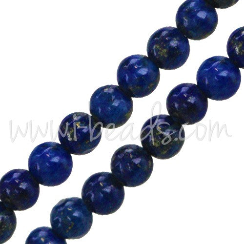 Achat Perles rondes Lapis Lazulis 8mm sur fil (1)