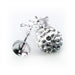Achat au détail Clou d'oreilles pour perles à monter 8mm métal plaqué argent (2)