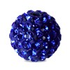 Achat Perle style shamballa ronde deluxe sapphire 10mm (1)