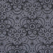 Creez Suédine motif fleurs Executive Grey 10x21.5cm (1)