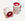 Vente au détail mini pendentif mug / tasse café 20mm - fuchsia - créations gourmandes