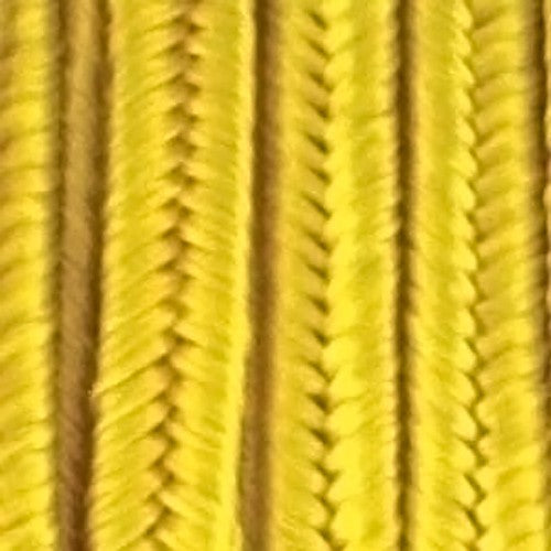 Achat Soutache rayonne jaune 3x1.5mm (2m)