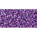 Acheter cc928 perles Toho treasure 11/0 inside color rainbow rosaline/opaque purple lined (5g)