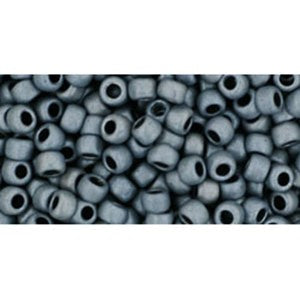 Vente en gros cc611 perles de rocaille Toho 8/0 matt colour opaque grey (10g)