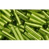 Acheter au détail cc24 perles Toho bugle 9mm silver lined lime green (10g)