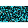 Achat cc27bd - perles Toho cube 1.5mm silver lined teal (10g)