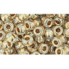 Vente cc989 perles de rocaille Toho 6/0 gold lined crystal (10g)