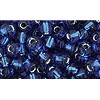 Acheter au détail cc35 perles de rocaille Toho 6/0 silver lined sapphire (10g)