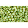 Achat cc945 perles de rocaille Toho 8/0 inside jonquil/ mint julep lined (10g)