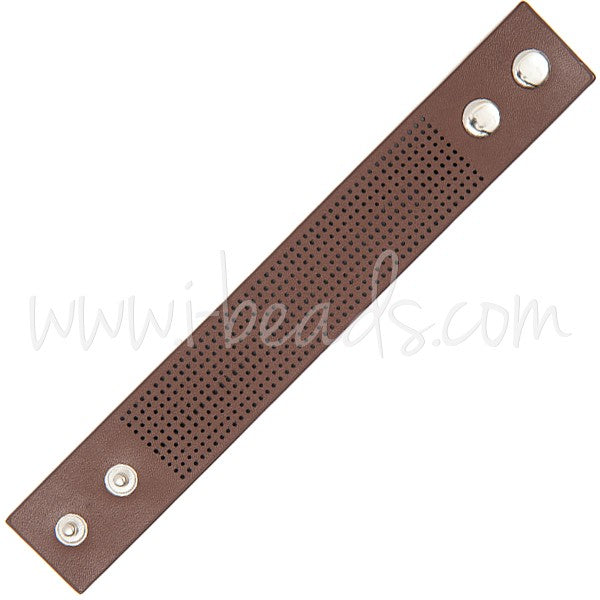 Creez avec Bracelet à broder 23x3cm brun (1)