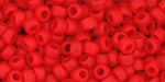 Vente au détail cc45af perles de rocaille Toho 8/0 opaque frosted cherry (10g)