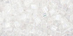 Achat cc161 - perles Toho triangle 2.2mm transparent rainbow crystal (10g)