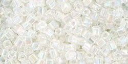 Vente en gros cc141 perles Toho cube 1.5mm ceylon snowflake (10g)