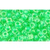 Vente au détail cc805 perles de rocaille Toho 8/0 luminous neon green (10g)